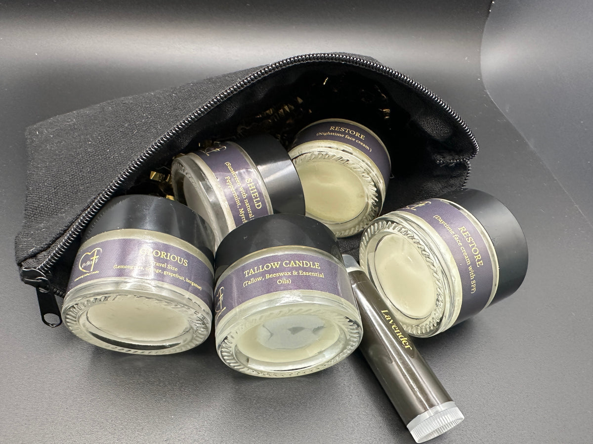 Travel Kit - All Your Tallow Needs In One Bag